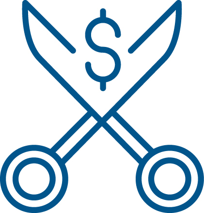 financial-services-cost-cutting-icon