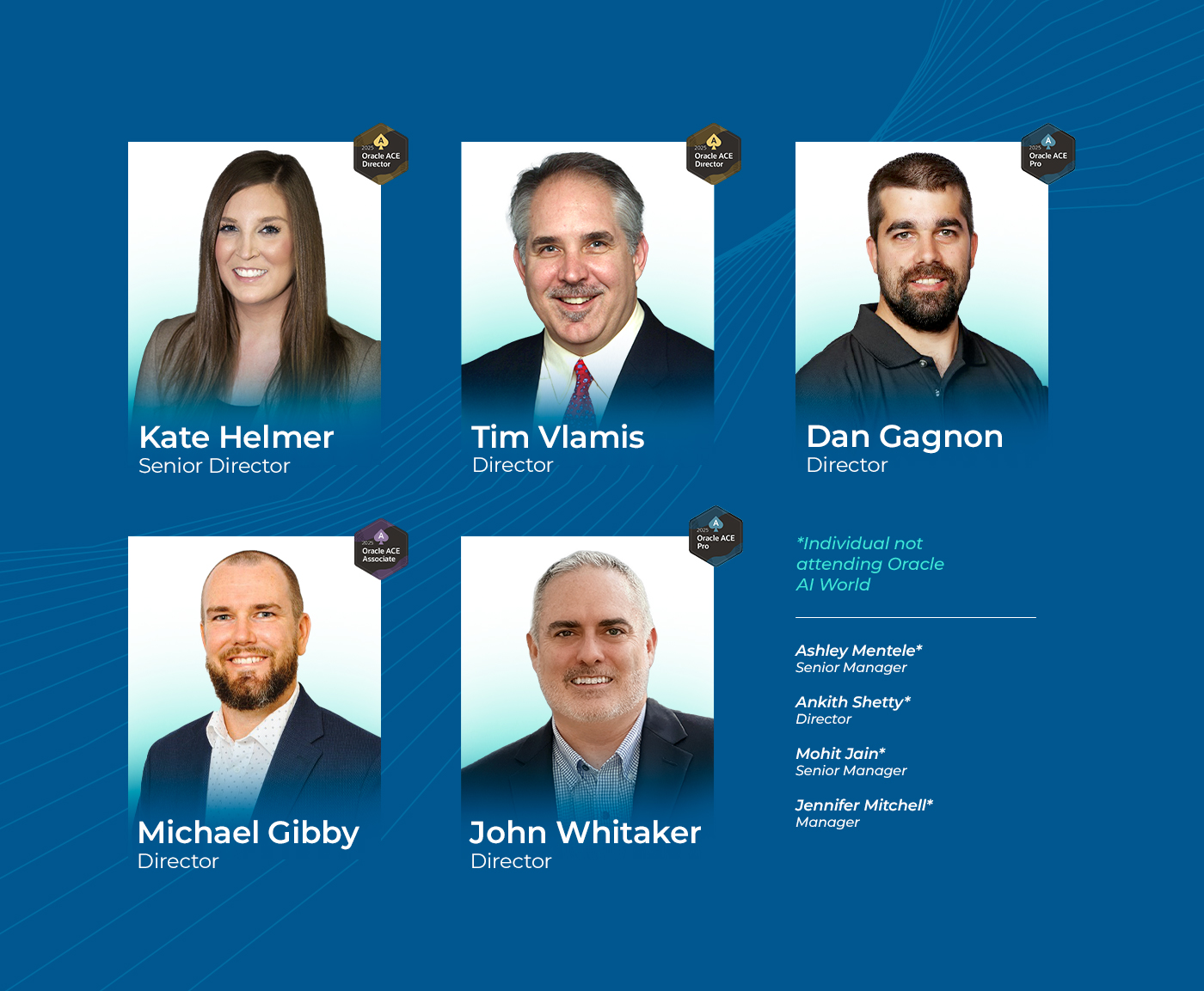 An image featuring Oracle AI experts